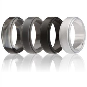Men’s rubber wedding bands size 11